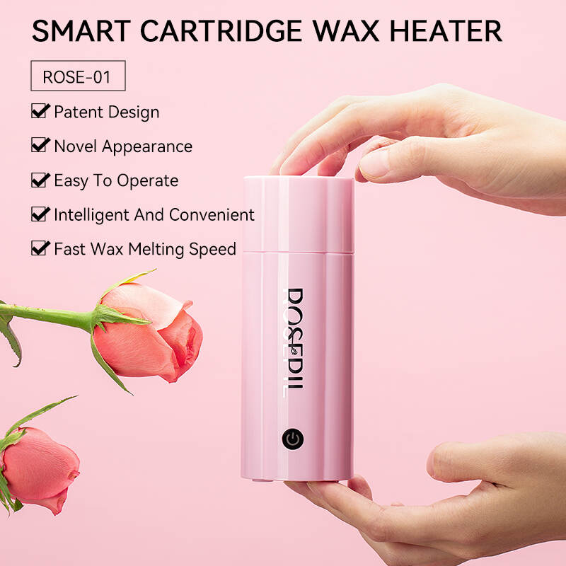 smart cartridge wax heater kit, ROSE-01 waxing kit, professional wax kit, cartridge wax warmer kit