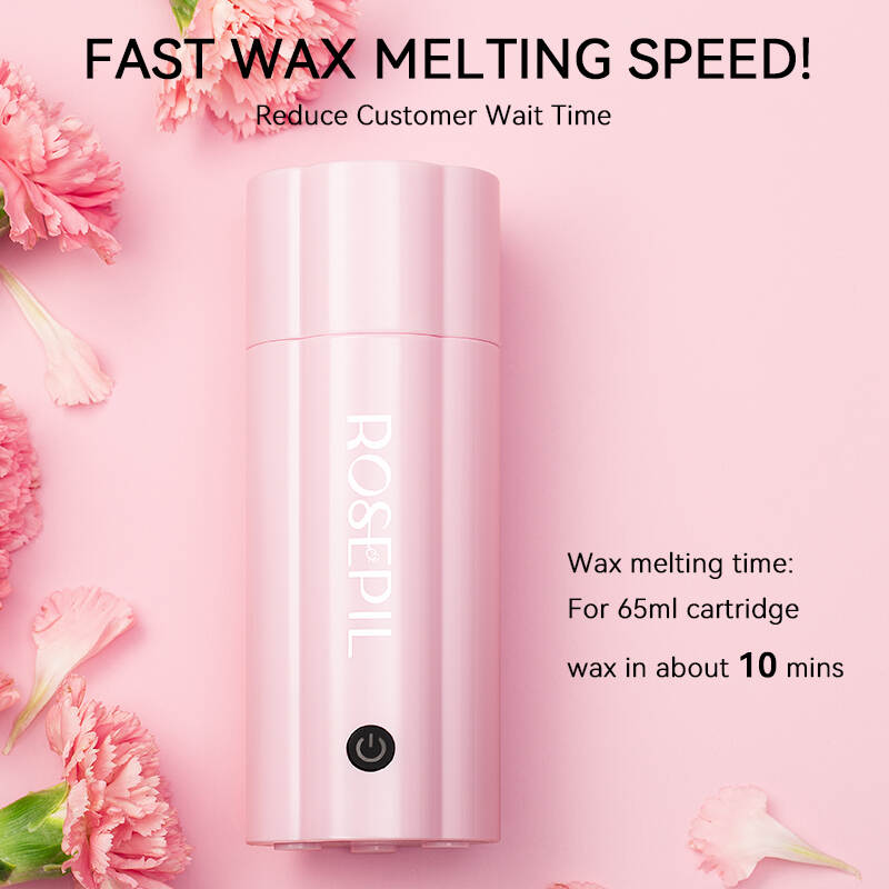 smart cartridge wax heater kit, ROSE-01 waxing kit, professional wax kit, cartridge wax warmer kit