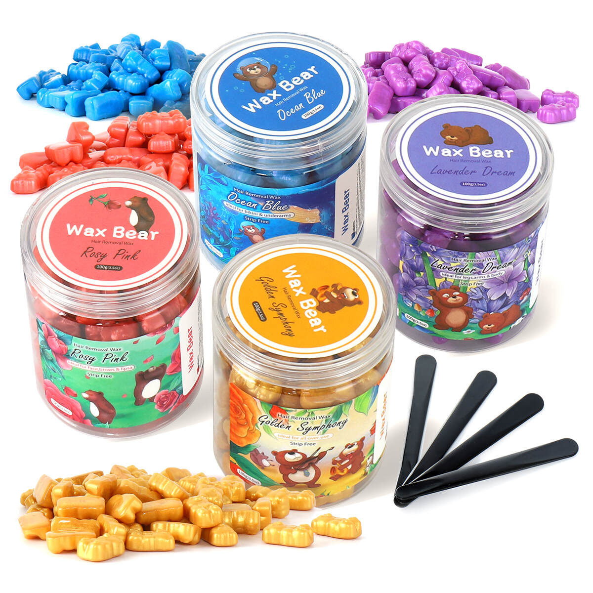 100g Hard Wax Beans