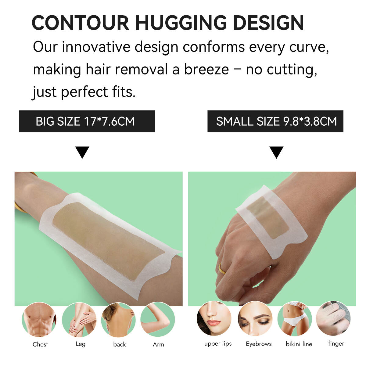 fabric wax strips, reusable wax strips, innovative waxing strips, professional waxing strips