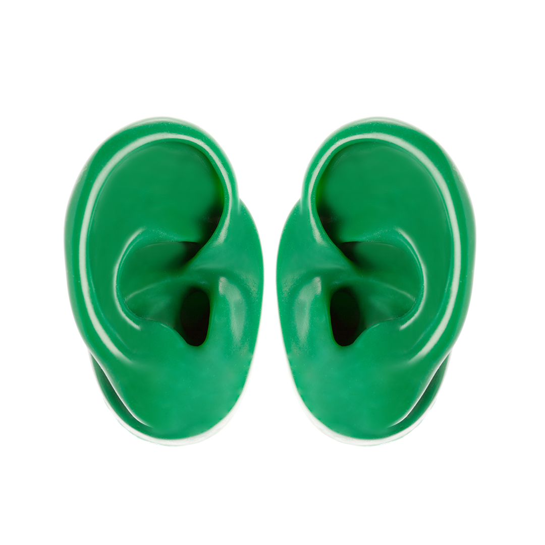 silicone human ear model, silicone ear model