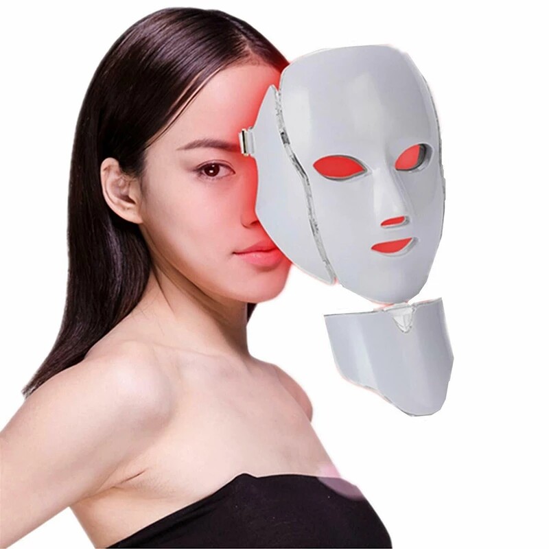 7 Color LED Light Therapy Face Mask Skin Care