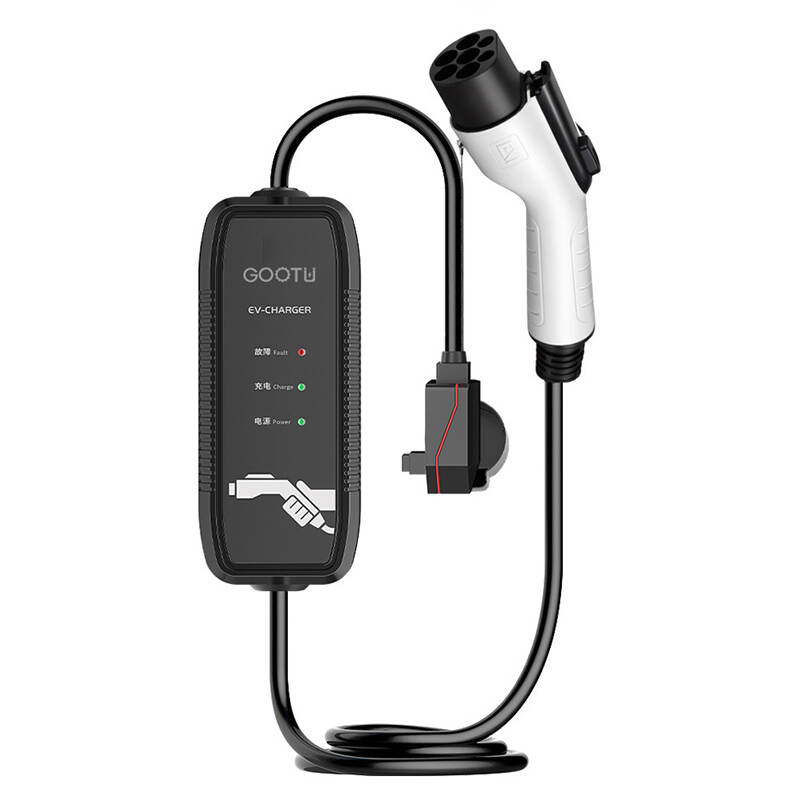 GB/T LED Indicator 7KW Portable EV Charger