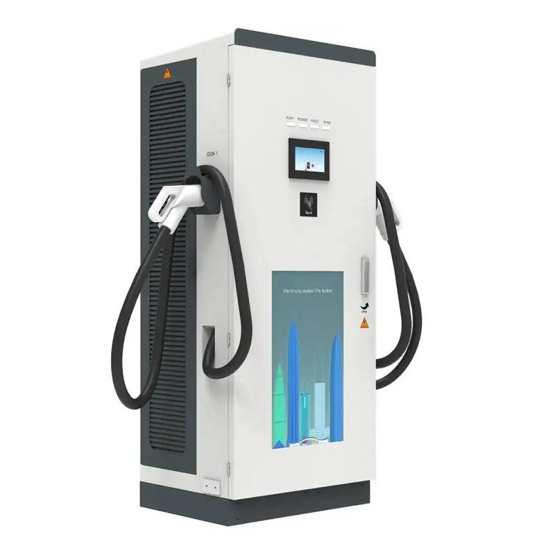 GB/T 80KW 200A DC EV Charging Station With Double Charging Gun