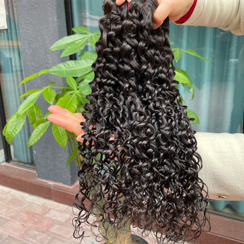 Wholesale Hair Extension Human Hair Brazilian Virgin Bundles Water Wave Dropshipping