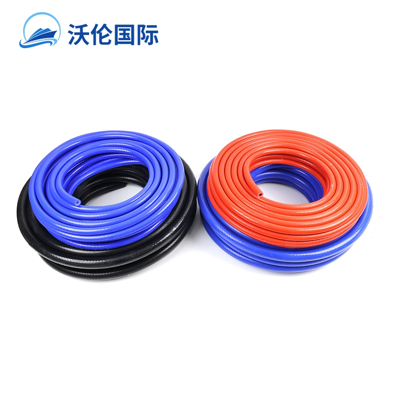 Red blue black auto extruded silicone heater hose 18mm car silicone water pipe