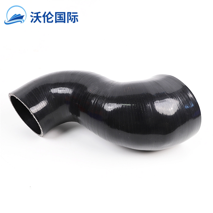 Custom air intake silicone turbo hose pipe black 4 Ply reinforce fabric