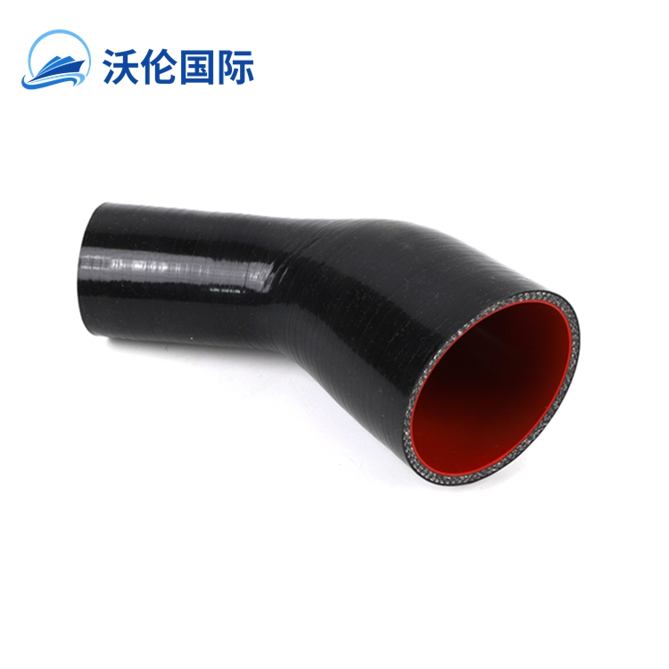 High performance Black Red 63mm to 89mm 45 Degree auto Silicone reducing hose pipe 2.5 inch to 3.5 inch