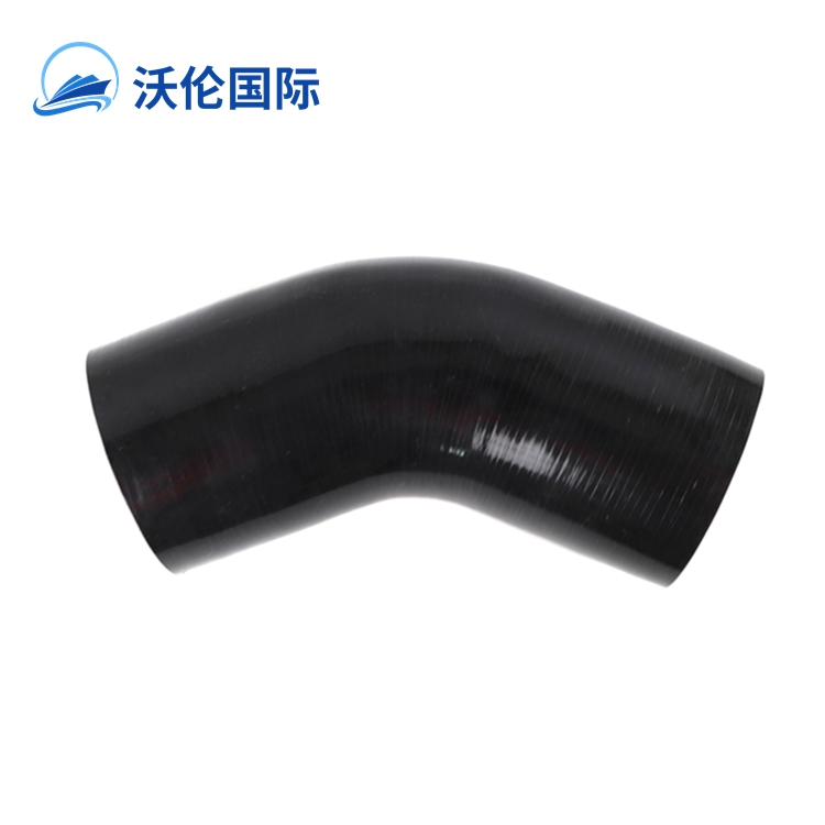 Factory price Black 76mm 45 Degree Auto Silicone turbo coolant hose pipe 3 inch