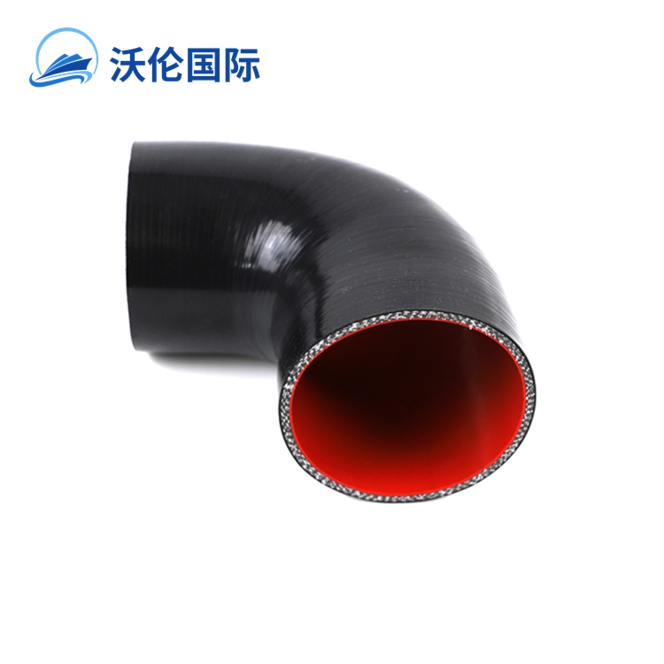 3.5 inch 89mm high temperature resistant Silicone rubber hose pipe tube 90 degree