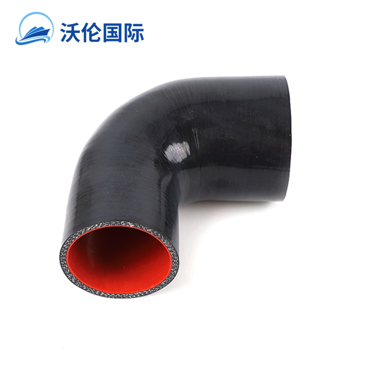 102mm to 89mm black red 90 degree reducing silicone hose pipe 4 inch to 3.5 inch for automotives