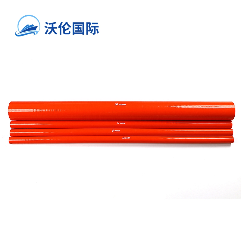 Wolun 76mm Orange straight silicone hose 3 inch 1m length 4-ply Radiator coolant pipe tube for automotive