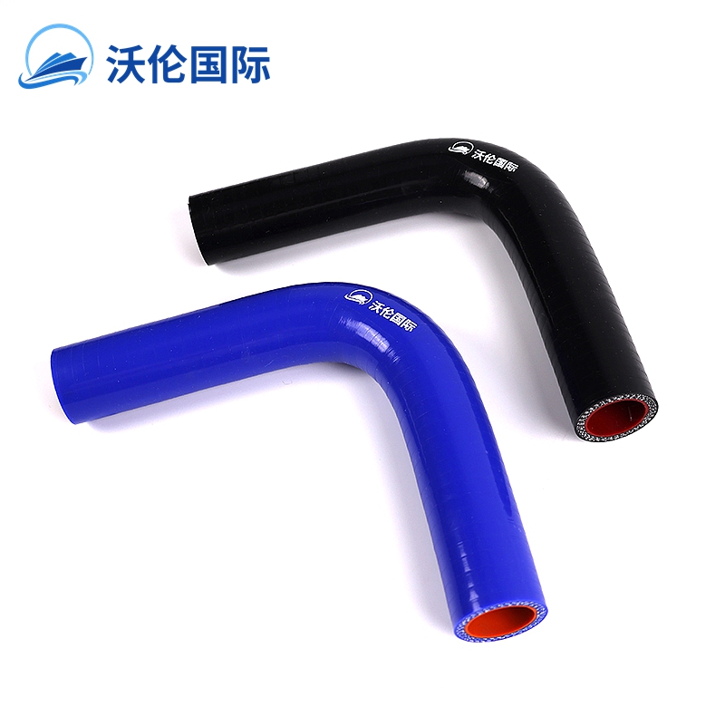 25 mm ( 1 inch) 90 Degree Silicone Hose Elbow pipe 90° Blue black