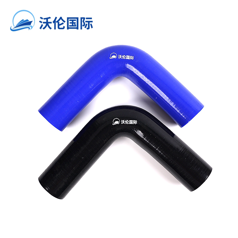 4 Ply 1 1/4" inch 32mm 90 Degree Silicone Hose Coupler Pipe Turbo Blue black