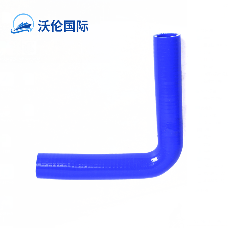 90 Degree silicone rubber coolant hose 10mm ID size bending turbo tube pipe for automotive blue