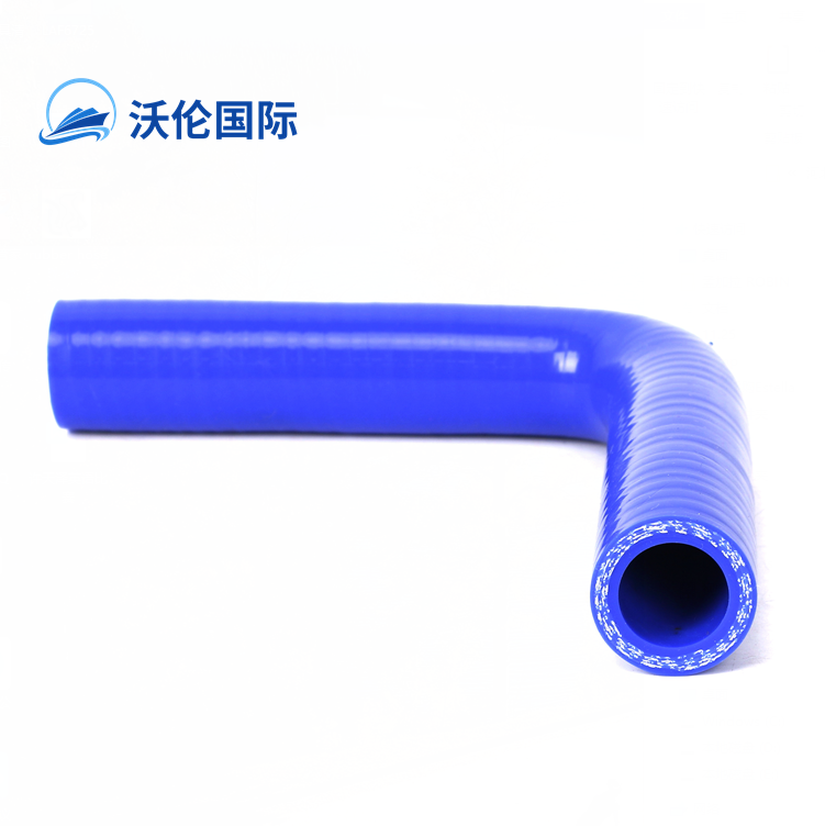 Fast sale car parts Wolun 90 Degree silicone turbo hose pipe 14mm ID size blue 3 ply