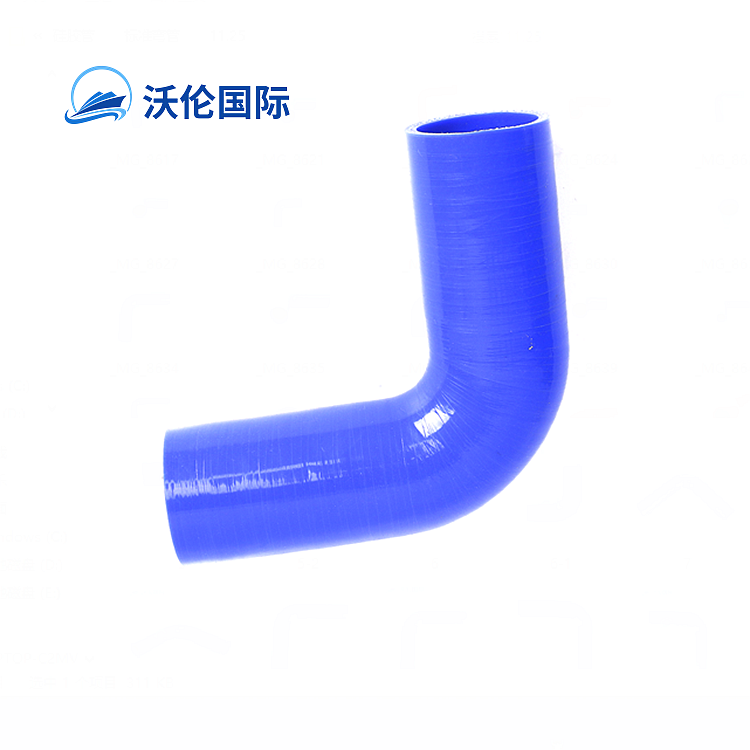 Wolun Automotive Engine 90-Degree Silicone Elbow Rubber Coupler hose pipe 18mm Blue