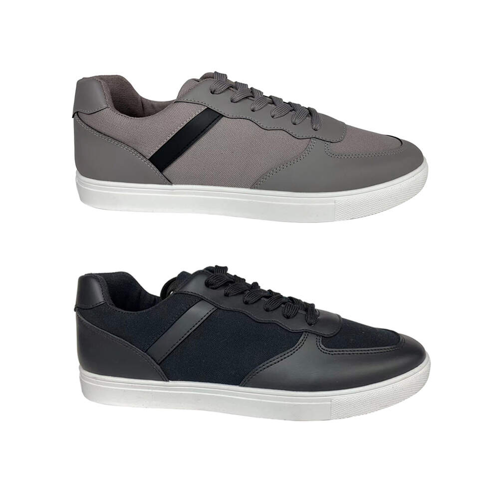 Trending Comfortable Fashionable Canvas Men's Leather Casual Shoes