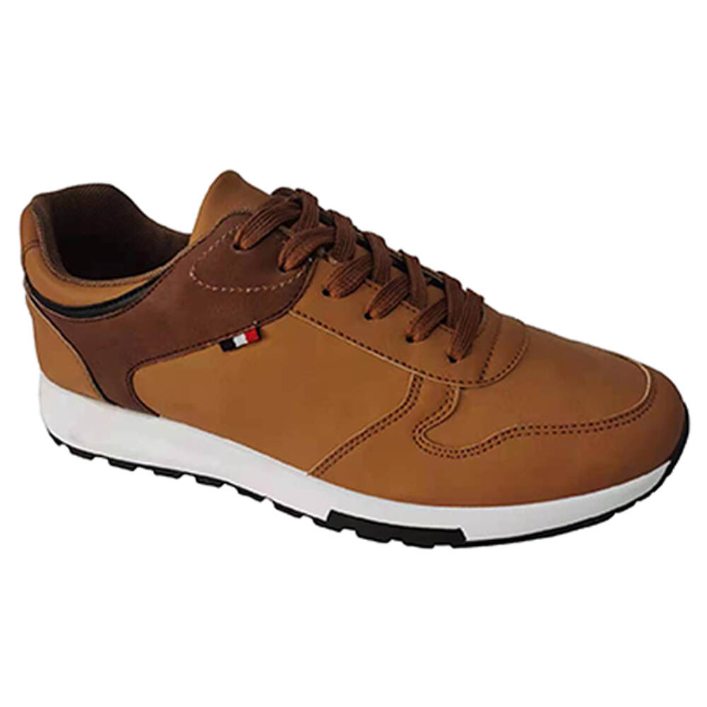 Breathable light weight fashion OEM new style men casual sport running shoes black colour