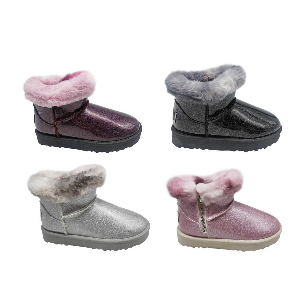 High quality wholesale fashion  winter fur snow boots for women