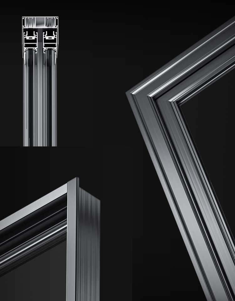 Custom Commercial Interior Aluminum Door Frames Parts