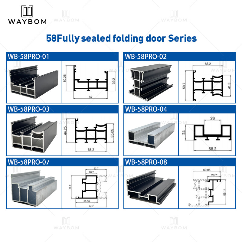 58Pro Fully Sealed Folding Door Series (Non-thermal break)