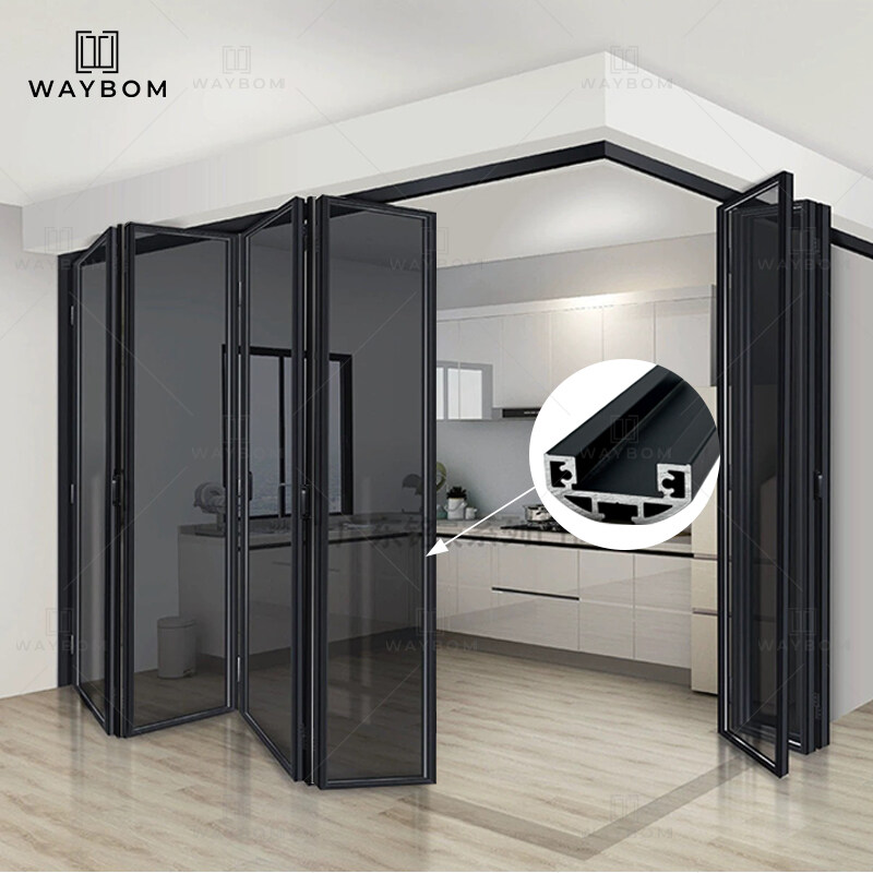 Which folding door style is popular in the Asian market? Will it be a 45slim-free folding glass door?