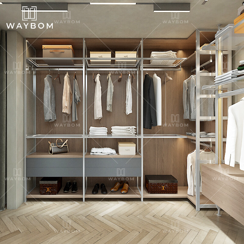 Which wardrobe is best, aluminium or wooden? Check out our new aluminum wood wardrobe