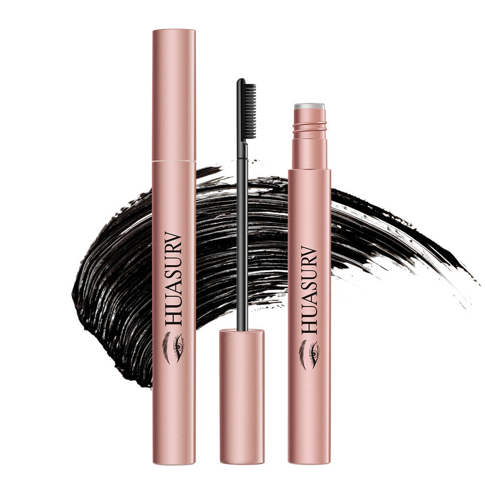 HUASURV mascara  sweat proof, lengthening mascara with intense volume - vegan Mascara