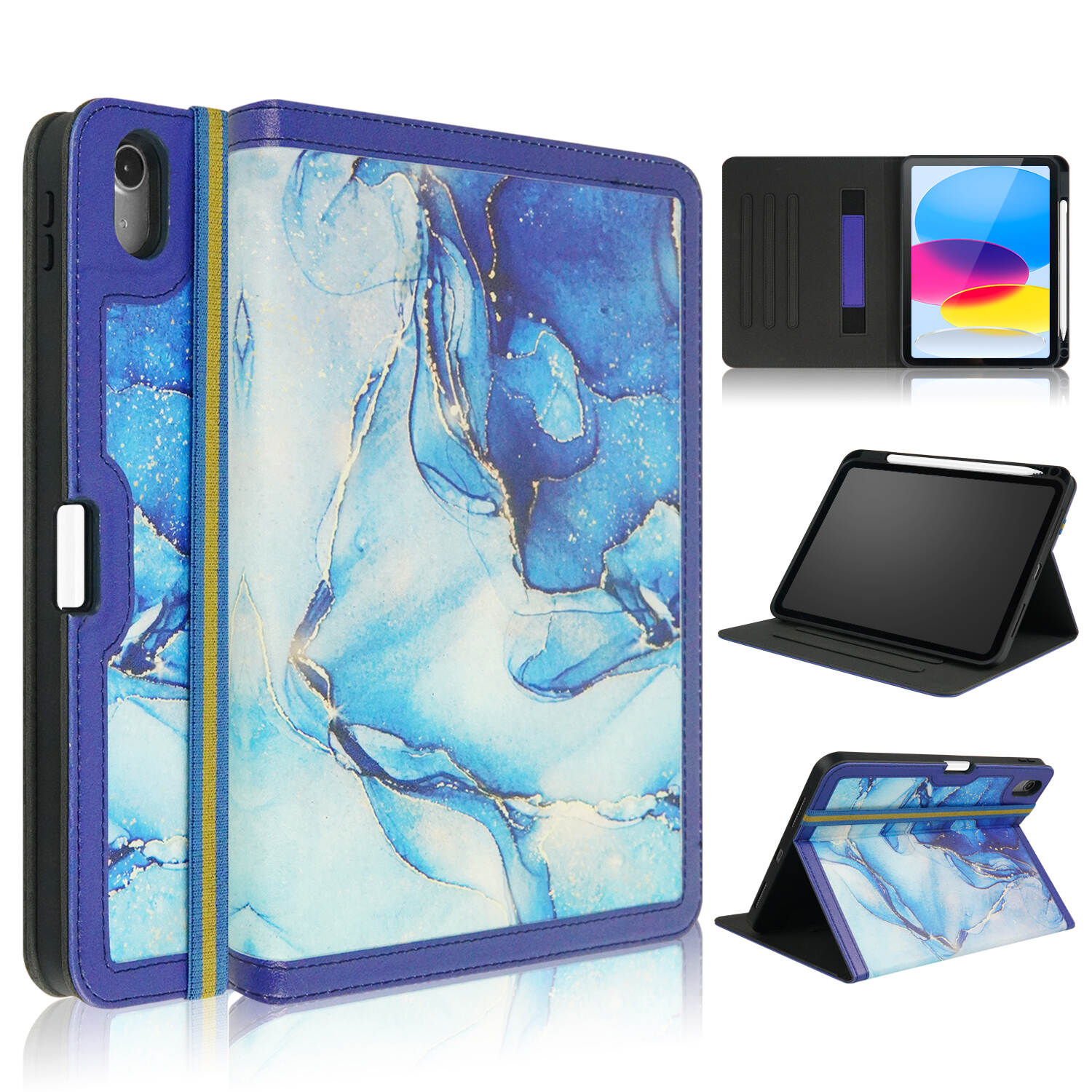 Stand Tablet Leder Schutzhülle Abdeckung für iPad 10. Generation 10,9 Zoll 2022 Rugged Tablet Fall-Copy
