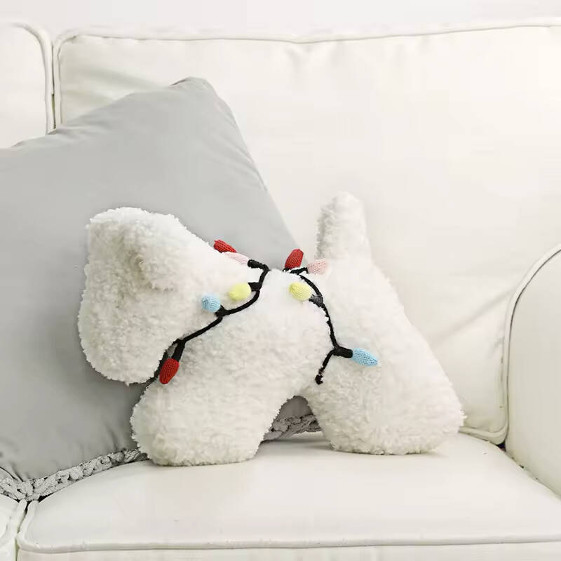 Custom Dog Plush Toy Particle Dog Funny Christmas Halloween Ghost House Supplies for Home Decor