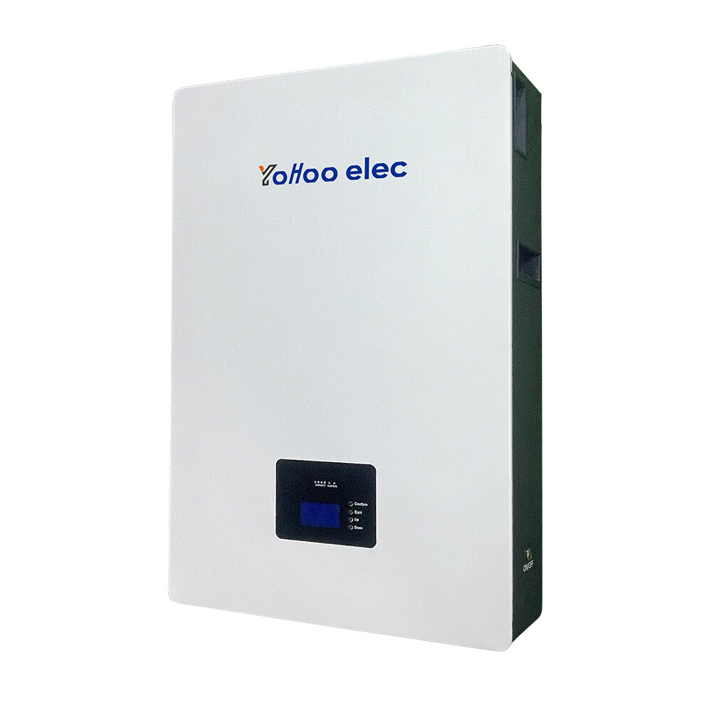 Yohoo Elec Wall Mounted 51.2V 200Ah 10.24KWH LiFePO4 Battery Pack For Solar Home Energy Storage