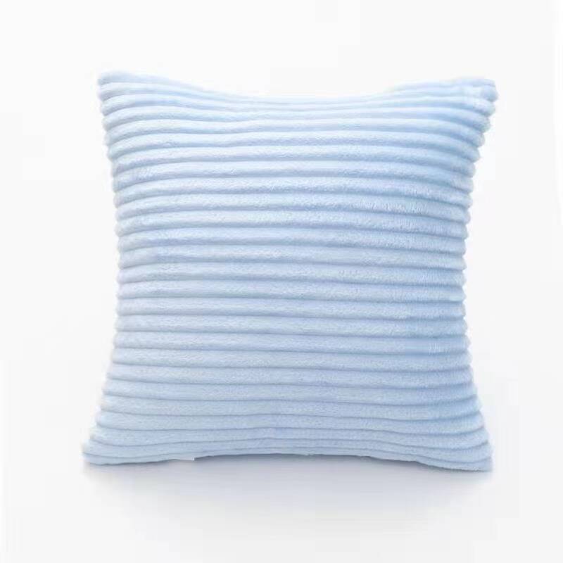 Custom designed pillow stripe flannel cushion cover soft velvet pillow cover/pillow cases/throw pillow covers Oriental pillows