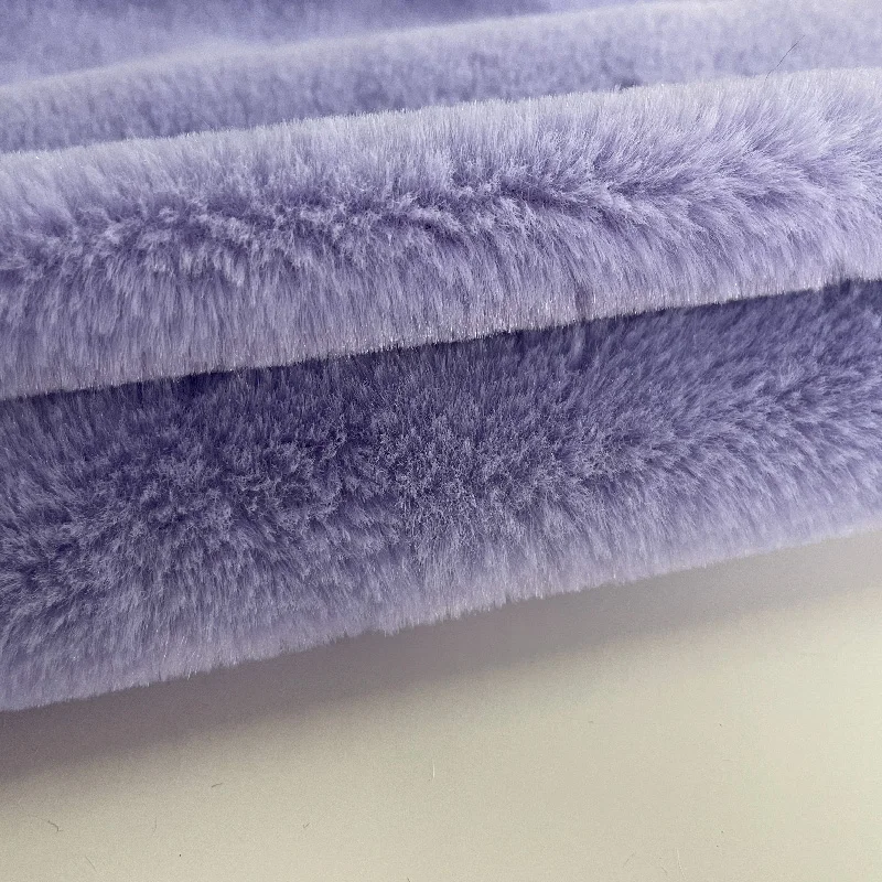 Trending luxurious printed faux fur plush fabrics printed pile plush rabbit fake fur fabrics