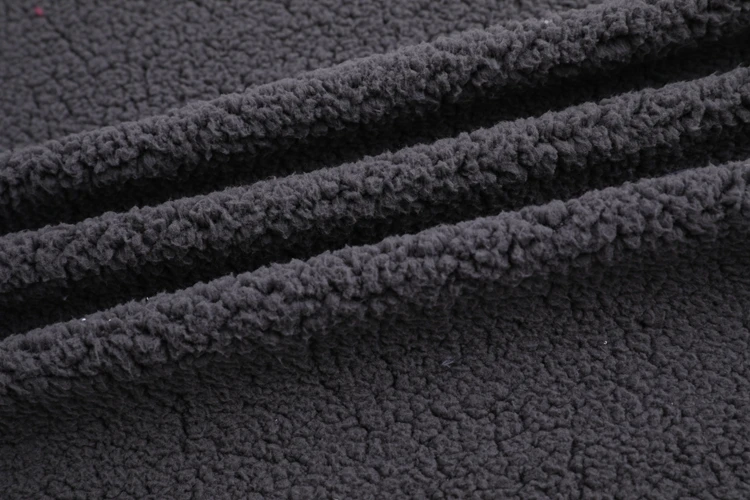 Thick 100 Polyester Knit Faux Fleece Sherpa Fabric