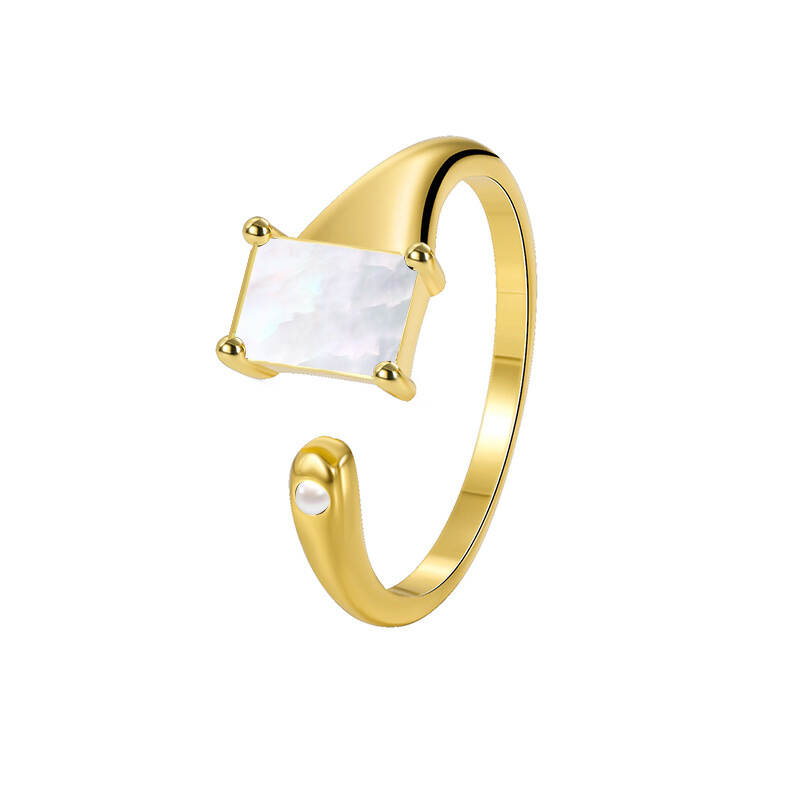 Wholesale Adjustable Mother of Pearl Women's Rings