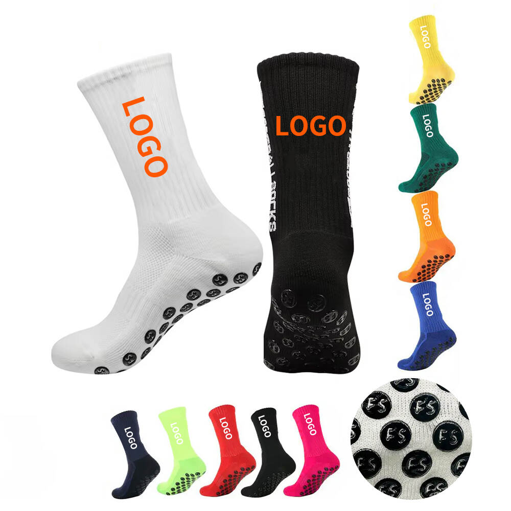 Customized Logo Sports Non-slip Running Breathable Mesh Sport Socks Unisex Colorful Non-slip Elite Football Socks