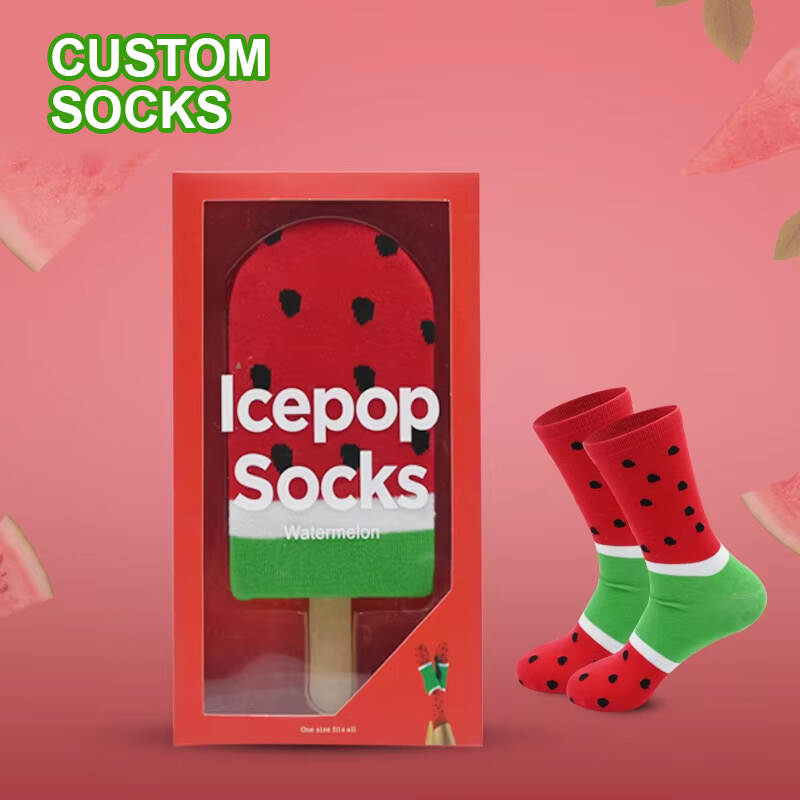 Custom Fun Creative Novelty Gift Box Socks Custom Logo Unisex Socks