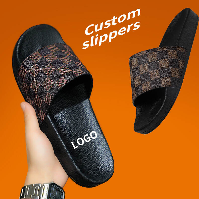 Customized Vietnamese style men's large size soft-soled slippers for indoor and outdoor wear