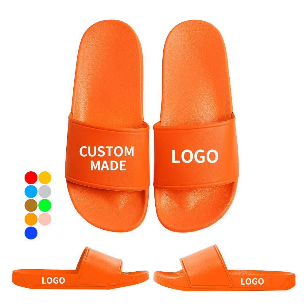 Personalized High Quality Flat Slippers Custom Pattern with Logo Summer Casual Mens and Womens Designer Slippers