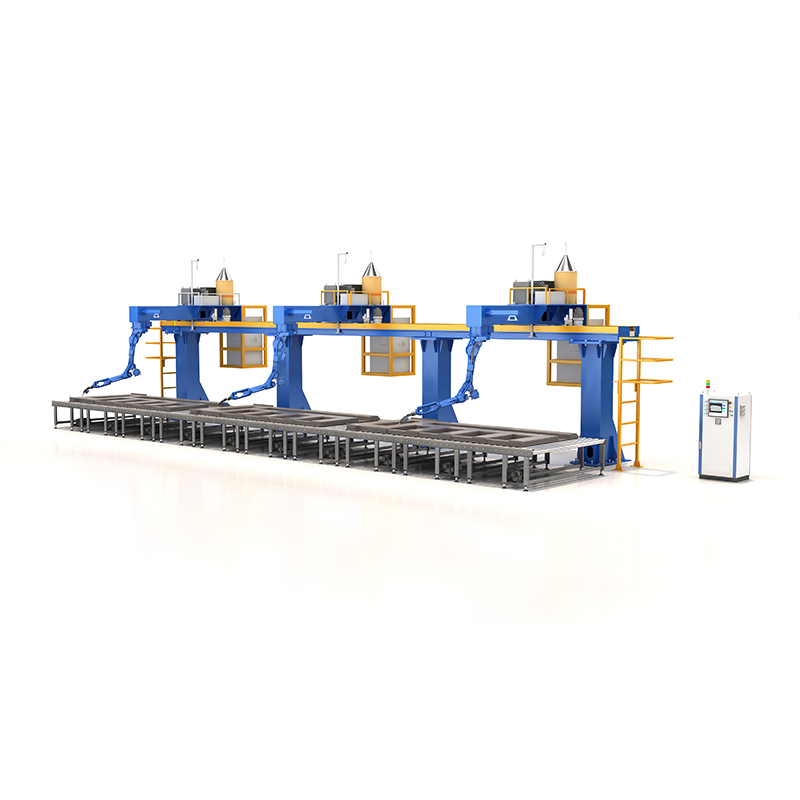 Overhead Rail Robot Welding Station