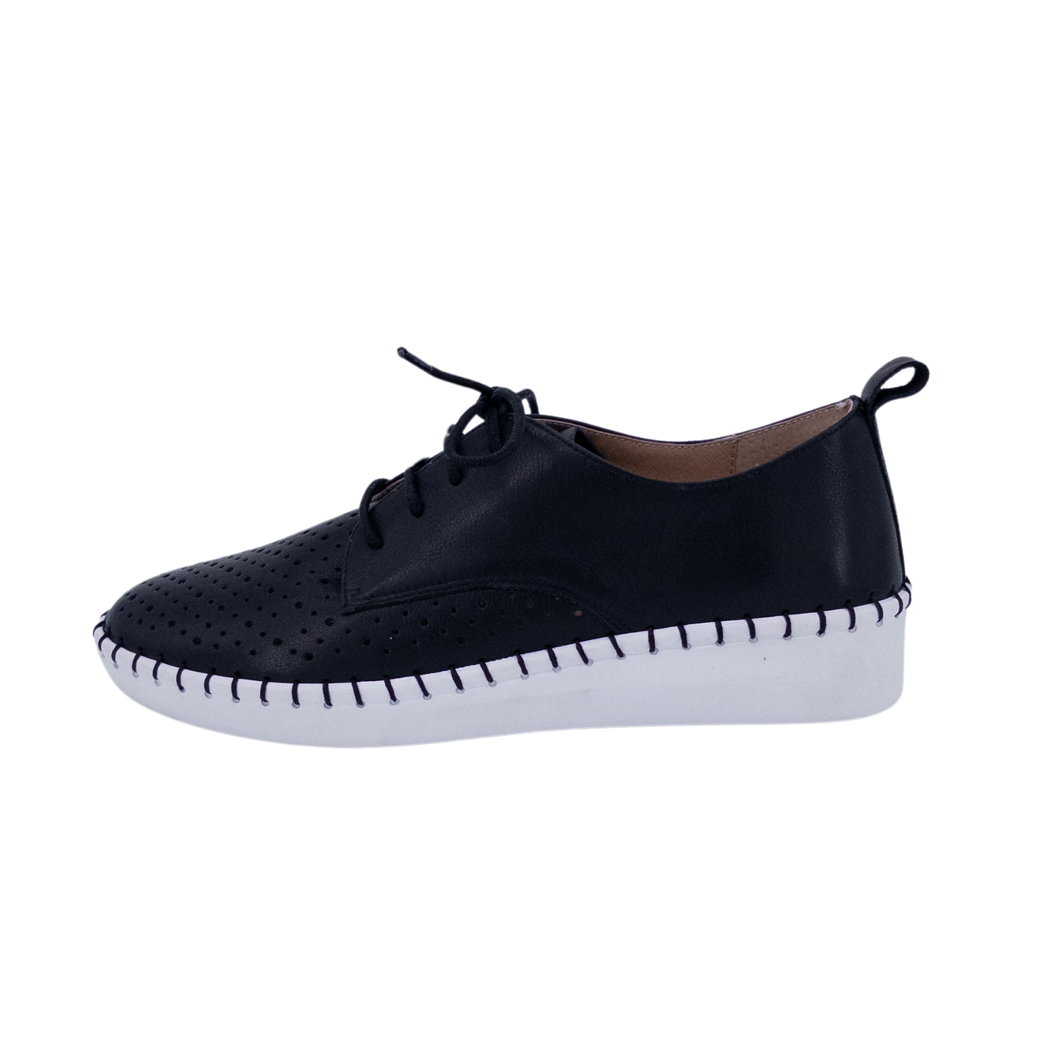 Whipstitch detail sneakers; Artisan-inspired casual shoes; Women’s leather cupsole sneaker; Crafted fashion sneakers; Whipstitch low top sneakers