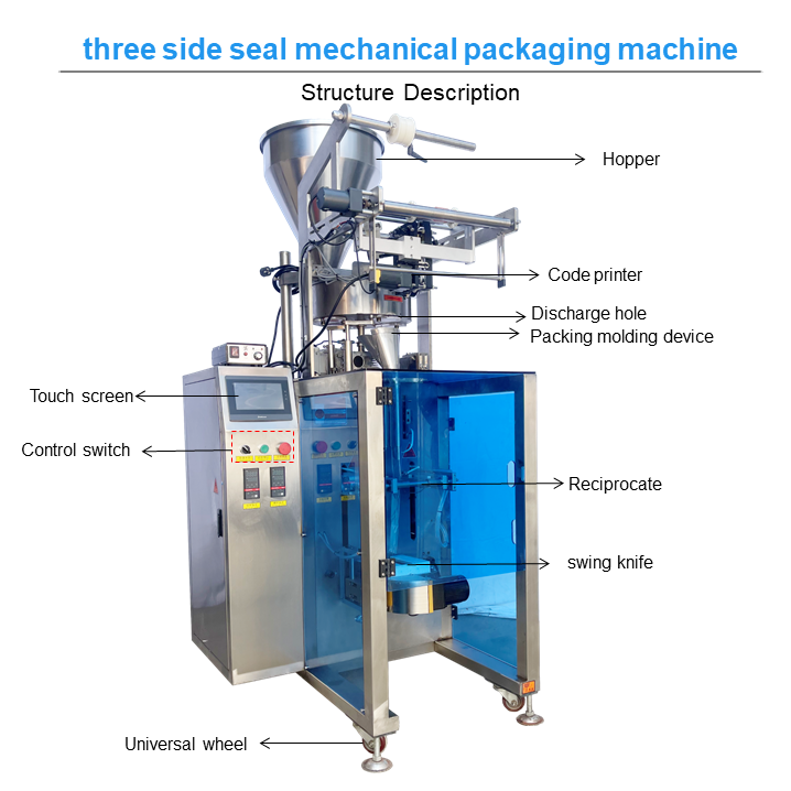 Reciprocating granule packing machine