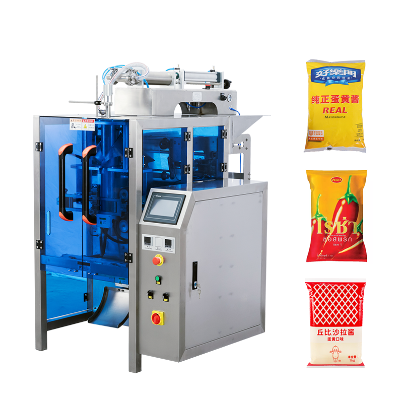 Collar Automatic liquid/sauce packing machine