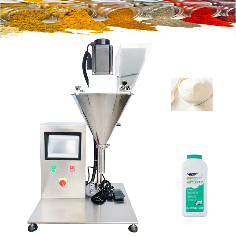 Semi-automatic Screw Powder Filling Machine