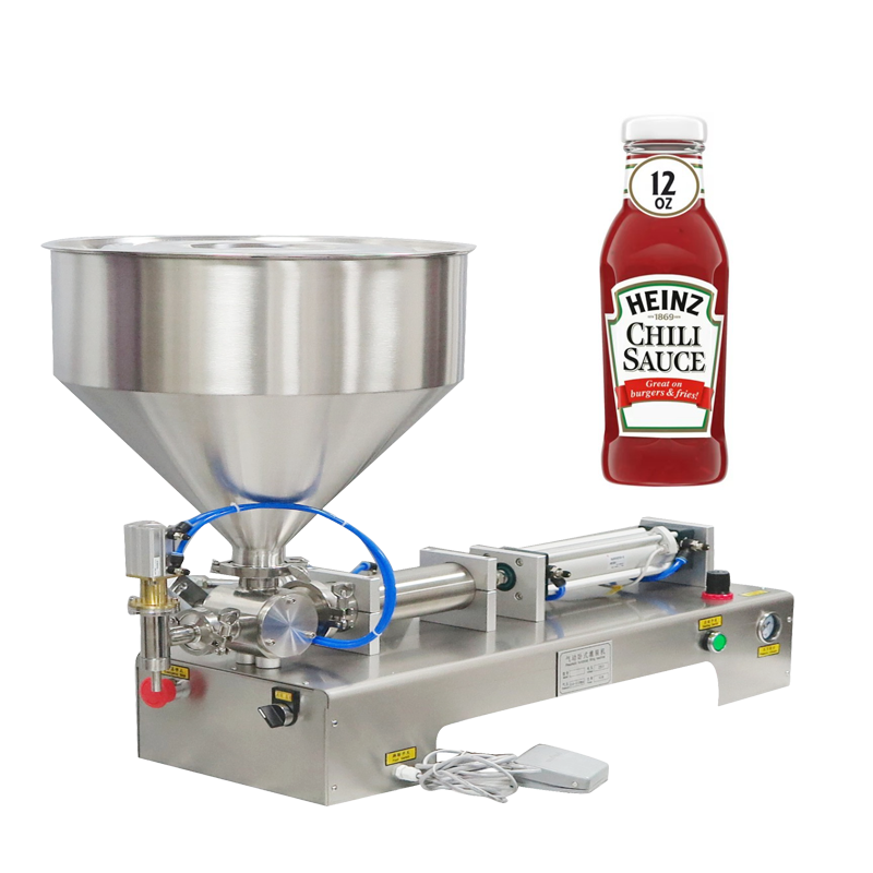 Semi-automatic paste filling machine