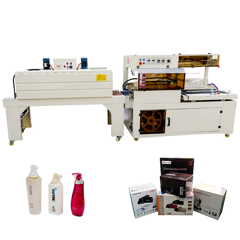 Full-auto L bar sealer & shrinking machine