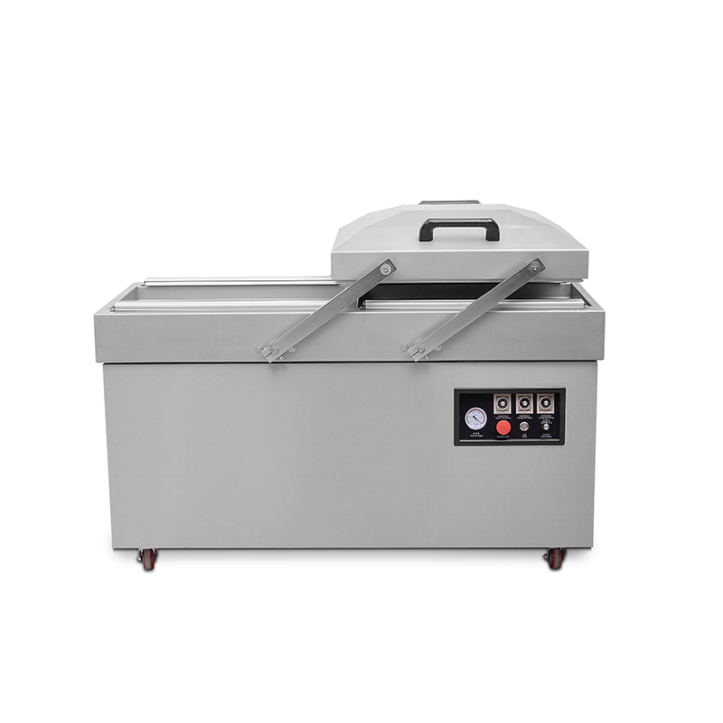 Double chamber groove vacuum packing machine