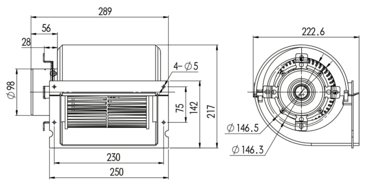 DSX-155(DSX-155H176N4P1A-1) Centrifugal Fan, high-efficiency air movement, industrial ventilation, commercial cooling, heavy-duty applications, adjustable airflow, energy-saving motor, quiet operation, durable construction, long lifespan, customizable options, HVAC integration, temperature regulation, data center ventilation, warehouse cooling