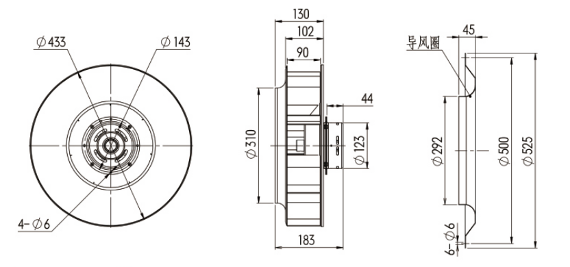 EC430 fan, EC centrifugal fan, high-efficiency ventilation, low-noise fan, HVAC system, industrial ventilation, critical environment, FFU fan filter unit, cleanroom, data center